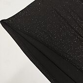 preiswerte Einfaches Kleid-Damen Langes Kleid Maxikleid Abschlussballkleid Partykleid Mode Party Besonderer Anlass Abendgesellschaft Normale Passform Einfach Langarm Kalter Schulter-Ausschnitt Schwarz Purpur Braun Herbst