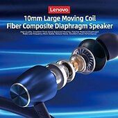 cheap Sports Headphones-Origial Lenovo HE05X Bluetooth 5.0 Magnetic Absorption In-ear Design Earphones Skin-touching Headset HiFi Sound Headphones