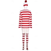 levne Dívčí kostýmy-Kde je Wally Kostým Postavy z pohádek Filmové kostýmy for Dámské Dívčí Děti Dospělé předvečer Všech svatých Výkon Vzdělávací převlékání Školní akce