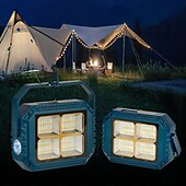 billige Lommelykter og campinglys-112LED campinglys USB oppladbar solcellelading vanntett flomlys bærbar utendørs campinglykt hjemme nødlys LED arbeidslys 1 stk