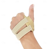 abordables Attelles et orthèses-Attelle de pouce CMC pour soulager les douleurs arthritiques, stabilisateur de pouce et support pour les douleurs articulaires liées à l&#039;arthrose, réglable et confortable, pour la main gauche, grande