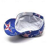 voordelige Heren honkbalpet-Voor heren Vizierhoed met puntige pruiken Nep haar vizier Pruik Heren Zonnehoed Baseballpet pruik hoed Koffie Grijs Mix van polyester / katoen Afdrukken Modieus Casual Dagelijks Independence Day