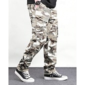 cheap Cargo Pants-Men&#039;s Cargo Pants Trousers Elastic Waist Drawstring Multi Pocket Plain Wearable Outdoor Daily Camping &amp; Hiking Fashion Classic Black Green