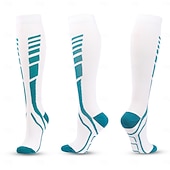 cheap Personal Care &amp; Health-3 Pairs Compression Socks, Multi-Color Outdoor Running High Tube Pressure Socks, Athletic Performance Socks for Cross-Border Sale