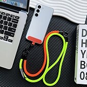 お買い得  その他のスマホケース-新しいユニセックスの携帯ストラップ、調節可能な2イン1ネックハンギングクロスボディバッグ、紛失防止ストラップ付き、屋外での持ち運びに便利