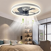 cheap Ceiling Fan Lights-Intelligent Ceiling Fan with Light, Remote Control, Room Decoration, Fan Light, Invisible air Blade, Silent Fan