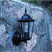 cheap Outdoor Wall Lights-Outdoor Light Fixtures Wall Mount Aluminium Waterproof Exterior Wall Lantern, Anti-Rust Outside Black Wall Sconce Porch Lights for House Garage, Doorway 85-265V
