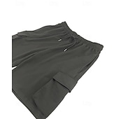 cheap Sweat Shorts-Men's Athletic Shorts Sweat Shorts Shorts Summer Shorts Pocket Drawstring Elastic Waist Plain Comfort Breathable Short Outdoor Sports Classic Casual Black Blue Micro-elastic