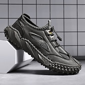 halpa Miesten lenkkarit-Miesten ruskeat, slip-on-sandaalit joustavilla nauhoilla ja mukavalla pohjallisella rantamatkoille, lomille ja rentoon ulkoiluun.