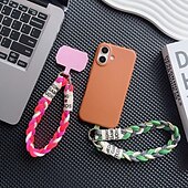 levne Ostatní pouzdra-nové módní zlaté drátěné tkané lano pro mobilní telefon s krátkým lanem, univerzální a všestranné krátké lano, ruční krátké lano, proti ztracení
