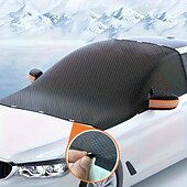 お買い得  車用サンシェード＆サンバイザー-夏用車用サンシェードと冷却カバー、ユニバーサル防塵スノーシールド断熱カーフード