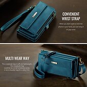 billige Samsung-etui-telefon Etui Til Samsung Galaxy S25 Ultra S24 S23 S22 S21 S20 Ultra Plus FE A53 A33 A23 A13 Lommebok-kortveske med nøkkelbånd Støtte Støtsikker TPU PU lær