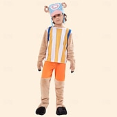 abordables Costumes de manga-One Piece Pirate Tony Tony Chopper Manga Tenues Costume Costumes de Cosplay Halloween Carnaval Journée mondiale du livre Performance Déguisement éducatif Déguisement pour un événement scolaire Haut