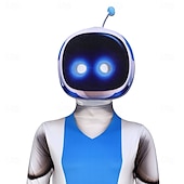 levne Chlapecké kostýmy-Futuristický robot Astrobot Kostým Kombinéza Den STEM cosplay Filmové kostýmy for Pánské Chlapecké Dospělí Dětské předvečer Všech svatých Karneval Světový den knihy Výkon Vzdělávací převlékán