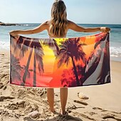 Недорогие Тонкие одеяла и пледы-мягкое и впитывающее пляжное полотенце - легкое, быстросохнущее, не оставляющее следов на песке, для пляжа, бассейна и путешествий