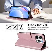 levne Pouzdra pro iPhone-telefon Carcasă Pro Samsung Galaxy iPhone 16 Pro Max Plus iPhone 16 iPhone 16 Plus iPhone 16 Pro Max iPhone 15 iPhone 15 Pro Max iPhone 15 14 Pro Max Plus Pouzdro na peněženku se stojánkem Zip