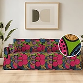 preiswerte Sofabezug-Sofabezug für Hyltarp-Sofa, gesteppt, floral, 100 % Baumwolle