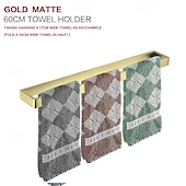 cheap Towel Bars-Towel Bar Towel Rack 304 Stainless Steel Wall Mounted Bathroom Hardware Towel Holder for Bath Towels, Rustproof Towel Rail for Kitchen, Shower, Hotel Use, Heavy Duty Polished Finish