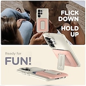 baratos Capa Samsung-telefone Capinha Para Samsung Galaxy S25 S25 Ultra S24 Ultra Plus S23 Ultra Capa traseira Com Suporte Antichoque PC