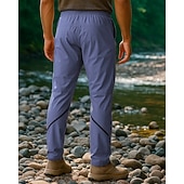 preiswerte Unterteile-Herren Wanderhosen Außen Normale Passform Wasserdicht Winddicht Schnelltrocknend Leicht Hosen Elastischer Bund Dunkelgrau Schwarz Camping / Wandern Golfspiel Laufen M L XL XXL XXXL