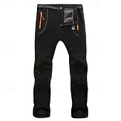 abordables Pantalones y shorts-Hombre Pantalones para senderismo Pantalones con forro polar Retazos Invierno Al aire libre Ajuste regular Mantiene abrigado Resistente al Viento Secado rápido Ligero Prendas de abajo Bolsillo con