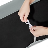 tanie Pokrowce na sofę-wodoodporne pokrowce do jadalni, rozciągliwy żakardowy pokrowiec na ławkę, antykurzowy, zdejmowany, nadający się do prania pokrowiec na siedzisko krzesła