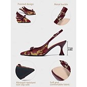 olcso 1950-es évek-női vintage 1950-es évekbeli hegyes orrú, masnival és kígyómintával díszített, slingback magassarkú cipők – elegáns retró magassarkúk bulikra és esti eseményekre
