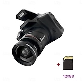 cheap Digital Camera-16-Megapixel Digital Camera With 1080P 16X Zoom Digital Image Stabilization Includes 600mAh battery 2.4-Inch Removable Lens Home Video Camera Maximum 128GB
