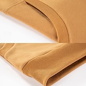 economico felpe con cappuccio da uomo di base-Per uomo Felpa con cappuccio e zip Felpa con cappuccio Nero Verde militare Cachi Con Cappuccio Semplice Patchwork Cerniera Tasca Frontale Sport &amp; Outdoor Casuale Quotidiano Streetwear Cool