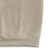 preiswerte Einfache Sweatshirts-Herren Waffel-Sweatshirt Schwarz Marineblau Khaki Hellgrau Dunkelgray Stehkragen Einfach Fronttasche Viertel Postleitzahl Sport &amp; Outdoor Lässig Täglich Streetwear Cool Lässig Herbst Winter Bekleidung