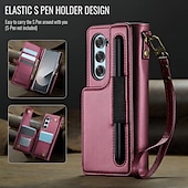 economico Cover Samsung-telefono Custodia Per Samsung Galaxy Z Fold 6 Custodia a Flip Cavalletto Resistente agli urti TPU Pelle PU