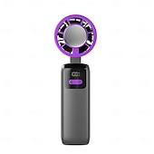 cheap Flashlights &amp; Camping Lights-1 Pc handheld cooling fan with 100 levels of cooling and folding, portable turbo mini semiconductor ice pack fan