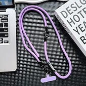 お買い得  その他のスマホケース-新しいユニセックスの携帯ストラップ、調節可能な2イン1ネックハンギングクロスボディバッグ、紛失防止ストラップ付き、屋外での持ち運びに便利