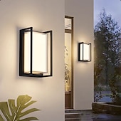 economico applique da esterno-Lampada da parete a LED impermeabile per esterni in lega di alluminio e vari stili di lampada da parete moderna per cortili di ville
