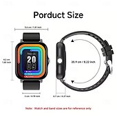 Χαμηλού Κόστους Smartwatch-Έξυπνο ρολόι h13 1,85 ιντσών, έξυπνο ρολόι καρδιακών παλμών και αρτηριακής πίεσης, χαμηλής κατανάλωσης ενέργειας, έξυπνο ρολόι μέτρησης βημάτων για αθλητικές κλήσεις