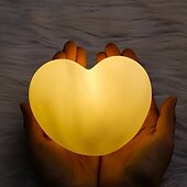 cheap Event &amp; Party Supplies-Heart Shaped Night Light for Women, Personalized LED Lamp Gift for Mom Wife Girlfriend, Home Decor for Mother&#039;s Day, Valentine&#039;s Day, Birthday, Anniversary, Christmas