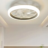cheap Ceiling Fan Lights-Led Ultra-Thin Ceiling Lamps Fan With Light Modern Living Room Lights Bedroom Lamp With Remote Control
