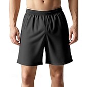 baratos Shorts de moletom-Homens calções atléticos Shorts rasgados Shorts de moletom Calção Shorts de verão Bolsos Cintura elástica Com Cordão Tecido Conforto Respirável Curto Ao ar livre Esportes Clássico Casual Preto Branco