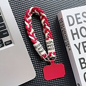levne Ostatní pouzdra-nové módní zlaté drátěné tkané lano pro mobilní telefon s krátkým lanem, univerzální a všestranné krátké lano, ruční krátké lano, proti ztracení