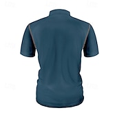 cheap Waffle Knit Tee-Men&#039;s T Shirt Henley Shirt Tee Short Sleeve Shirt Short Sleeve Henley Summer Spring Patchwork Fashion Designer Basic Buttons Pocket Vacation Street Going out Black White Navy Blue Top Tee for Men