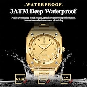 cheap Quartz Watches-Luxury Elegant Square Ladies Watch Waterproof Luminous Watch for Woman Stainless Steel Quartz Women&#039;s Watches