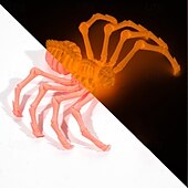 Недорогие Хэллоуинские висячие и настольные украшения-Игрушка-паук на 3D-принтере на Хэллоуин, большая подвижная модель паука с шарнирами, выдвижная фигурка животного для декора на Хэллоуин или реквизита для розыгрышей на вечеринке
