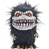 abordables Halloween-accessoire en peluche de monstre extraterrestre unique - créature spatiale faite à la main, objets de collection parfaits pour Halloween et la décoration intérieure, résine douce et tissu, cadeau
