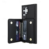 cheap Samsung Cases-Phone Case For Samsung Galaxy S22 S22 Plus  Ultra A73 A53 A52 A13 5G A13 A51 Back Cover with Lanyard Kickstand Card Slot Retro TPU PU Leather