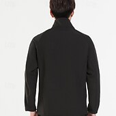 abordables Softshell, polares y chaquetas de montaña-Hombre Chaqueta para senderismo Chaqueta de lana para senderismo Invierno Al aire libre Térmico Grueso Invierno Chaquetas de Lana / Vellones Negro Rojo Azul Marino Oscuro Azul Real Gris