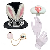 levne Doplňky-Alice in Wonderland Pohádka Śílenec Sada příslušenství Postavy z pohádek cosplay Filmové kostýmy for Unisex Děti Dospělé předvečer Všech svatých Karneval Světový den knihy Výkon Vzdělávací převlékán