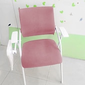cheap Chair Cover-Waterproof Dining chair Cover For Home Polar Fleece Fabric Chair Cover Stretch Slipcovers Seat Chair Covers