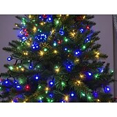 Недорогие LED ленты-15 м Гирлянды 800 светодиоды EL 5мм 1 монтажный кронштейн 1шт Разные цвета Креативные гирлянды Праздничные огни На открытом воздухе Праздник Свадьба 24 V