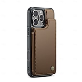 お買い得  iPhone用ケース-電話 ケース 用途 iPhone 16 Proマックス iPhone15 iPhone 14 13 12 11 Pro Max Plus フリップカバー キックスタンド 耐衝撃 TPU PUレザー