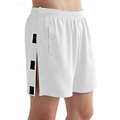 baratos Shorts de moletom-Homens calções atléticos Shorts rasgados Shorts de moletom Calção Shorts de verão Bolsos Cintura elástica Com Cordão Tecido Conforto Respirável Curto Ao ar livre Esportes Clássico Casual Preto Branco